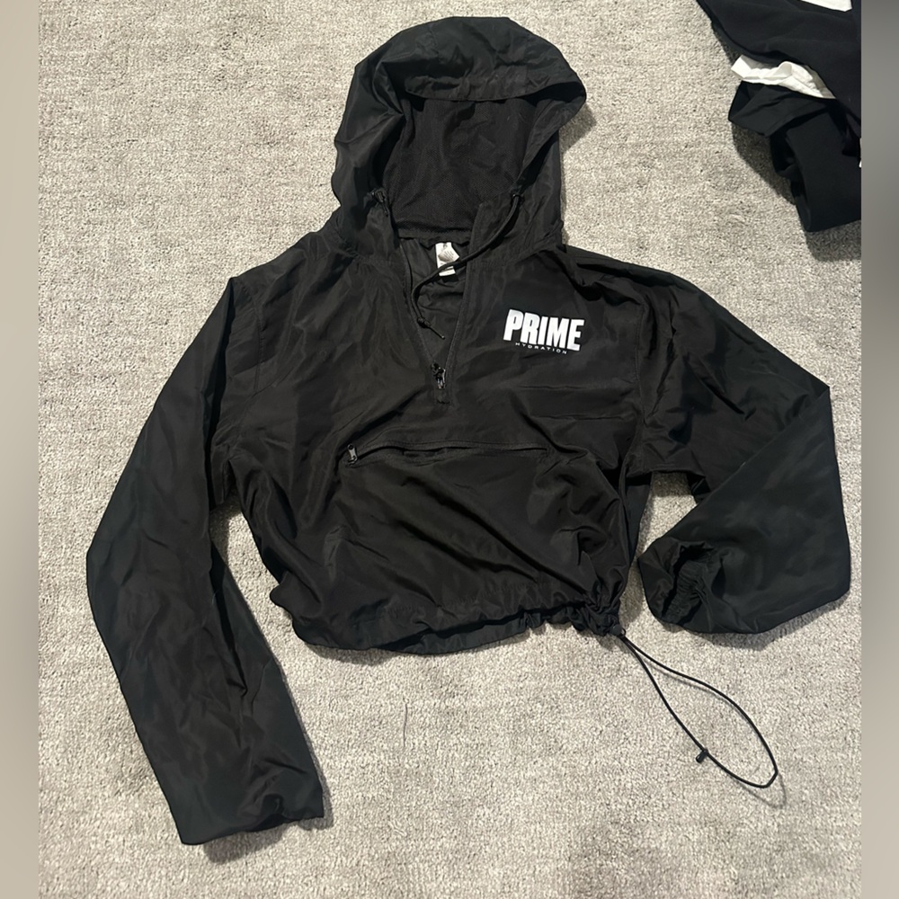Black Prime Windbreaker Jacket - image 1